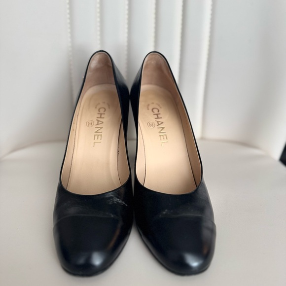 Chanel Lambskin High Heels - Picture 1 of 3